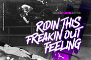 Land Of Fear - Street Type, a Handwritten Font by ikiiko (Thumbnail 3 of 7)