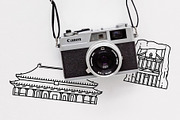 36 Monument Landmark Icons - Travel, an Outline Icon by Hatch Design Workshop (Thumbnail 8 of 9)