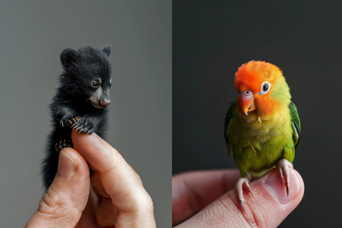 Miniature animals - 87 images, an Animal Photo by Handmadefont (Photo 3 of 10)