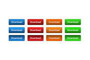Simple rounded buttons., a Templates & Theme by liampmccabe (Thumbnail 2 of 2)