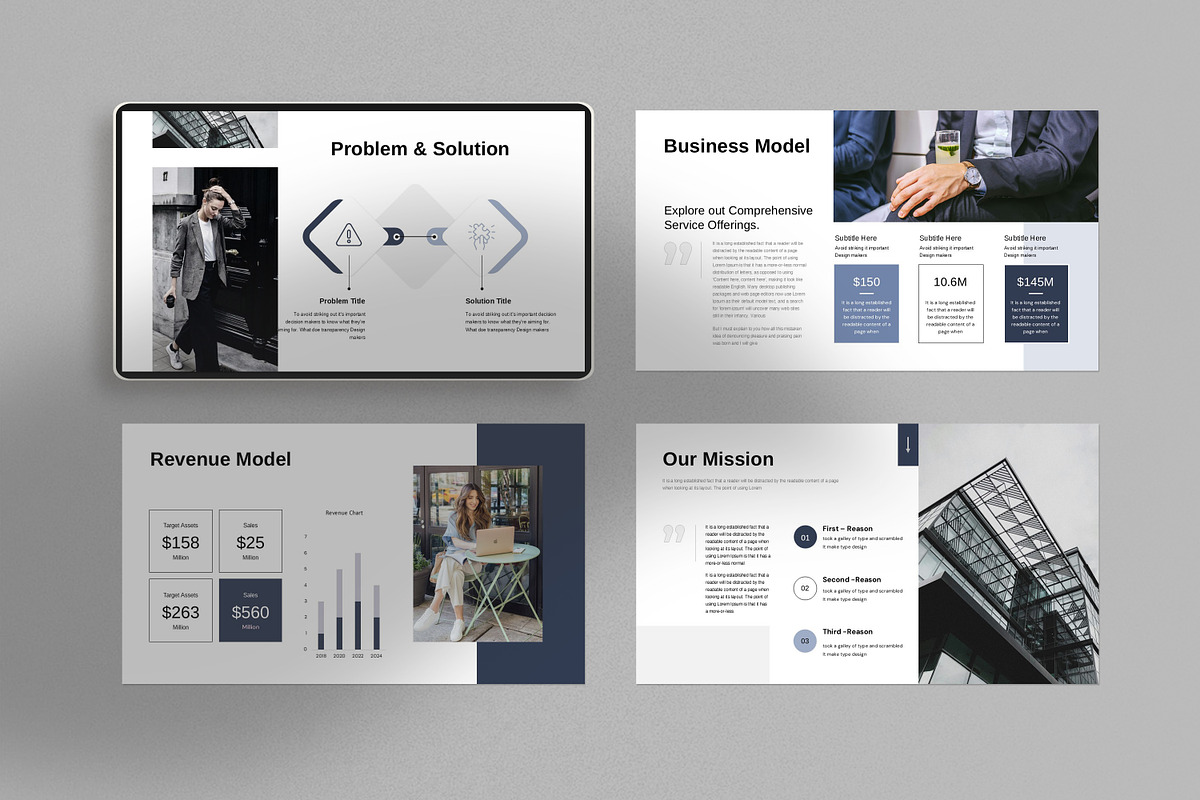 Business Plan Presentation Template preview 3
