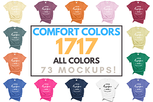 Comfort Colors 1717 Mockup Bundle