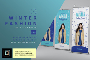 Winter Fashion Roll-Up Banner 1