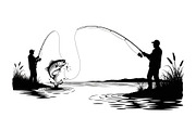 Fishing Silhouette Vector Bundle, an Illustration by hafijul (Thumbnail 50 of 51)