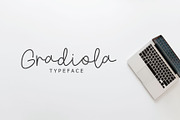 Gradiola Font, a Script Font by Authentic Studio (Thumbnail 1 of 5)