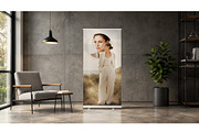 Roll Up Banner Stand Display Mockup, an Advertising Mockup by studiogstock (Thumbnail 3 of 3)