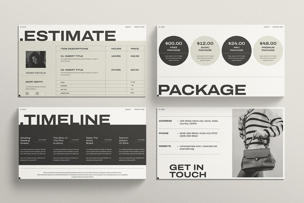 Strategy Presentation Template, a Presentation Template by E-Type (Photo 6 of 6)