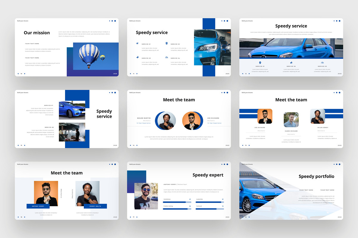 Speedy - Car Keynote Template, a Presentation Template by BeadyLab (Photo 3 of 6)