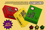 Acelina 3D, a Sans Serif Font by Craft Supply Co. (Thumbnail 8 of 8)