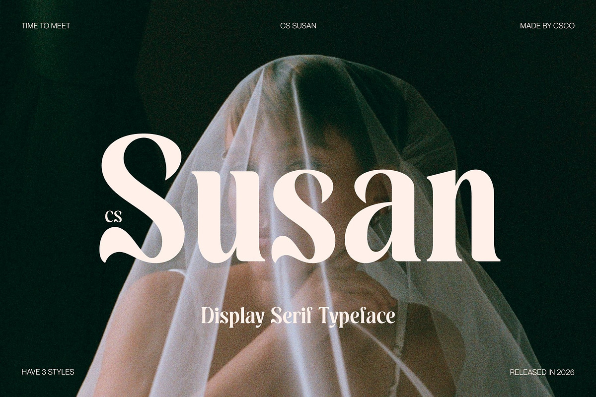 CS Susan – Classic Serif Font, a Serif Font by Craft Supply Co. (Photo 1 of 8)