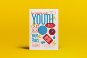 Colorful Risograph Youth Day Flyer, a Flyer Template by graphicook (Thumbnail 2 of 4)