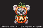 Patchwork Halloween Cute Animals PNG, an Animal Illustration by RobertsArt (Thumbnail 2 of 7)