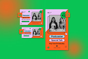 Podcast Social Media Banner, a Social Media Template by Formatika Studio (Thumbnail 2 of 3)