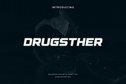 Drugsther, a Font by garismantra (Thumbnail 1 of 4)