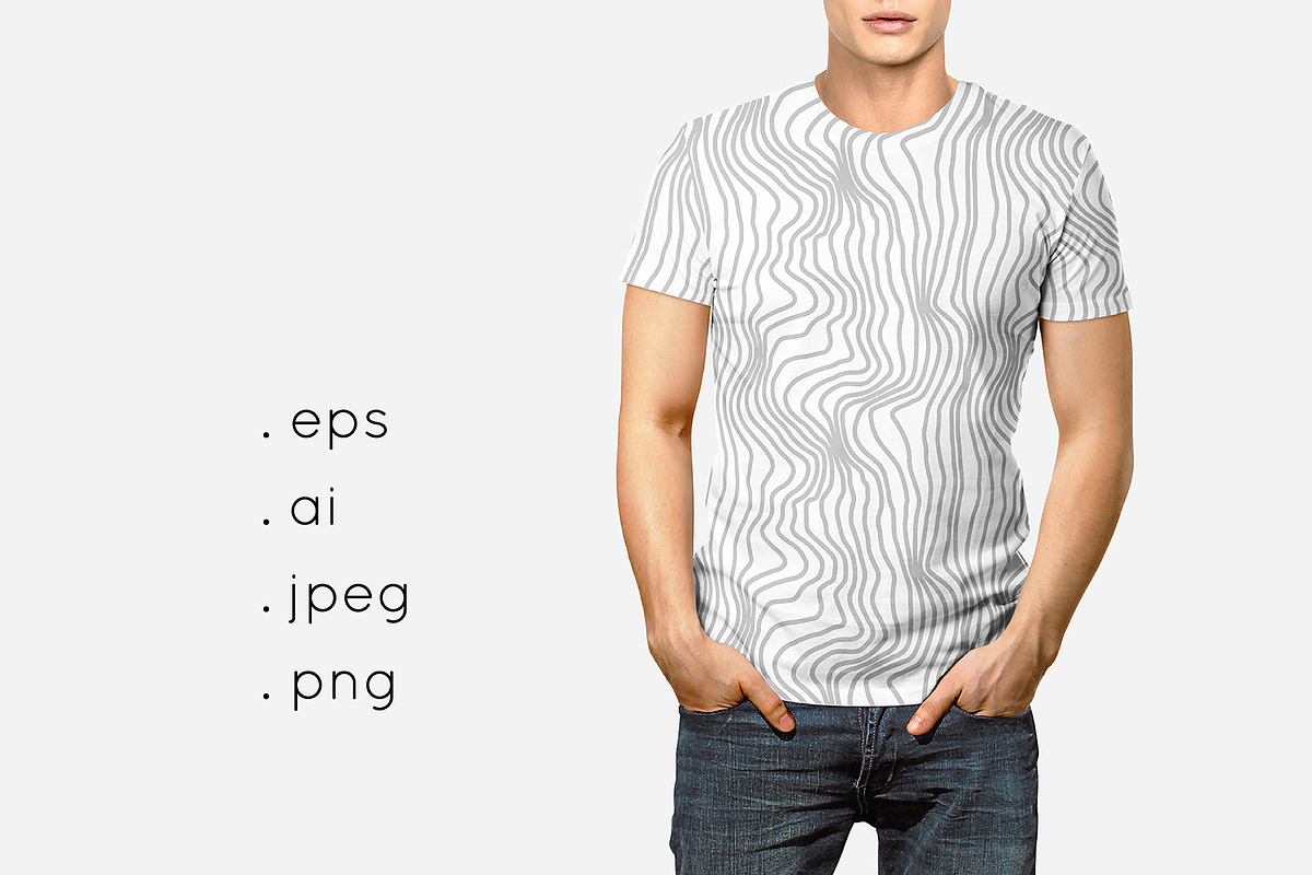 Distorted Seamless Patterns | Vol. 1, a Pattern Graphic by Curly_Pat (Photo 7 of 7)