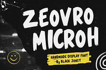 Zeovro Microh - Display Font