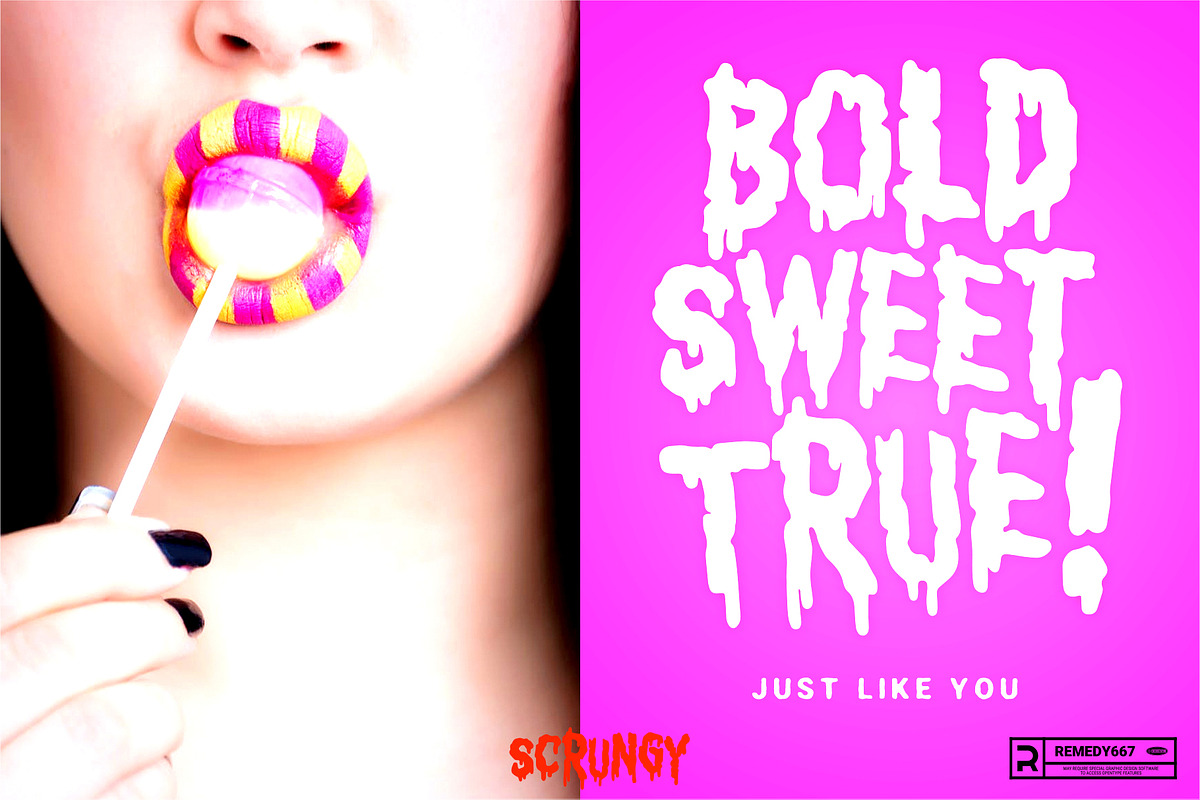 Scrungy - Font Duo preview 2