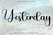 Yesterday, a Handwritten Font by InermediaSTUDIO (Thumbnail 1 of 8)