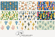 70 cactus seamless pattern, a Pattern Graphic by Poppy Lane Studio (Thumbnail 7 of 10)