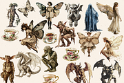 REALISTIC FAIRIES AND CREATURES PACK, a Person Illustration by Daring Digies (Thumbnail 5 of 10)