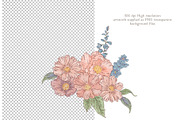 Romantic Floral Bundle, an Illustration by AlenaVlasko stock Market (Thumbnail 2 of 6)