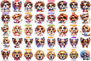 Cute Sarcastic dog clipart, an Animal Illustration by ElenazlataArt (Thumbnail 2 of 5)