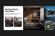 Modern Real Estate Social Media Kit, a Social Media Template by venuagency (Thumbnail 2 of 5)