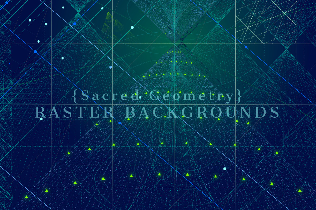 {Sacred Geometry} Raster Backgrounds, a Texture Graphic by ekaart (Photo 2 of 9)