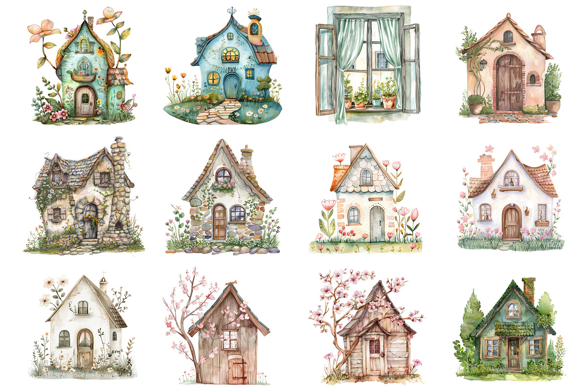 Spring Cozy Home Clipart, an Illustration by Design Market (Photo 2 of 5)