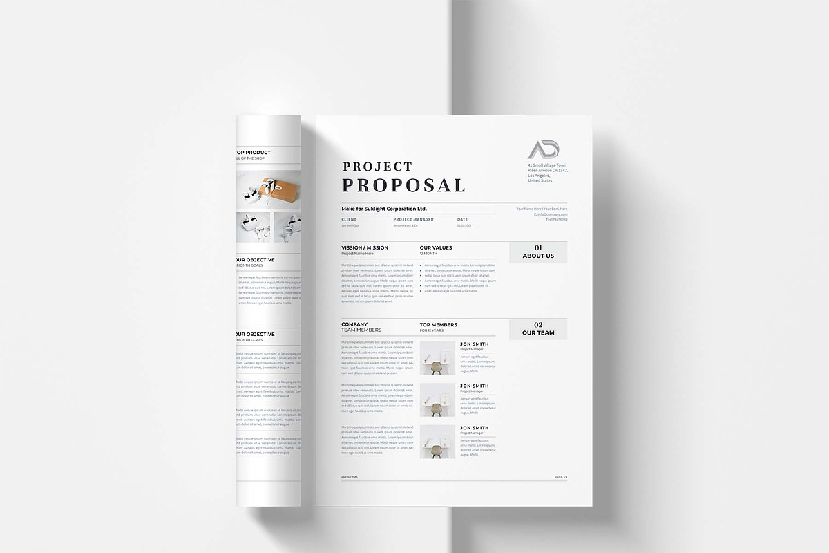 Proposal | MS Word & Indesign, a Stationery Template by design_hut (Photo 6 of 7)