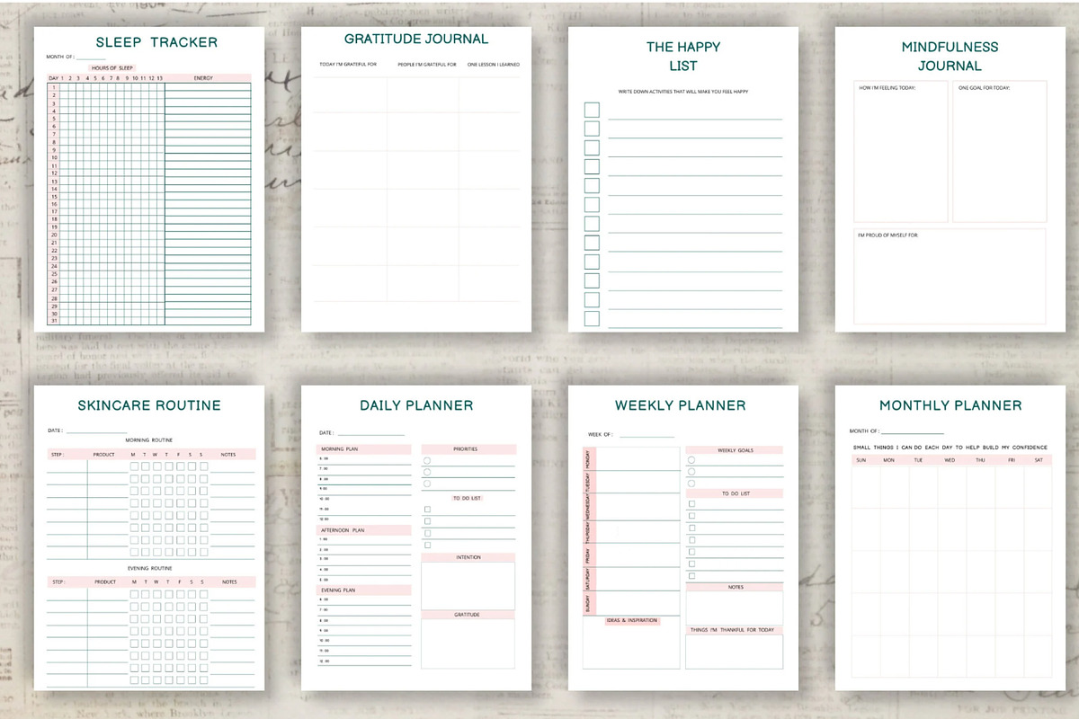 Printable Self Confidence Planner, a Stationery Template by Design House (Photo 5 of 9)