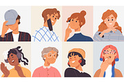 Modern diverse people avatars set, a Person Illustration by Good Studio (Thumbnail 5 of 5)
