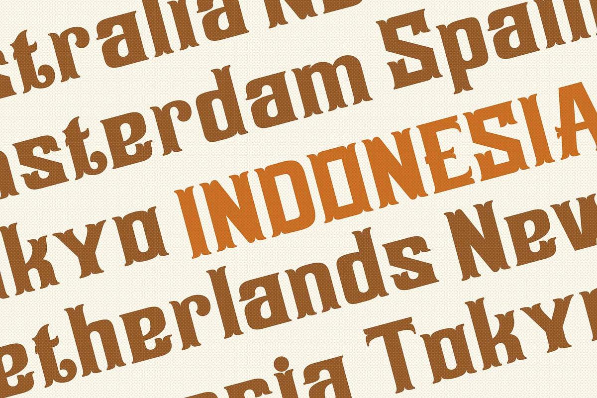 Brasswood - Vintage Font Free 5 Logo, a Script Font by kangfont Studio (Photo 8 of 10)