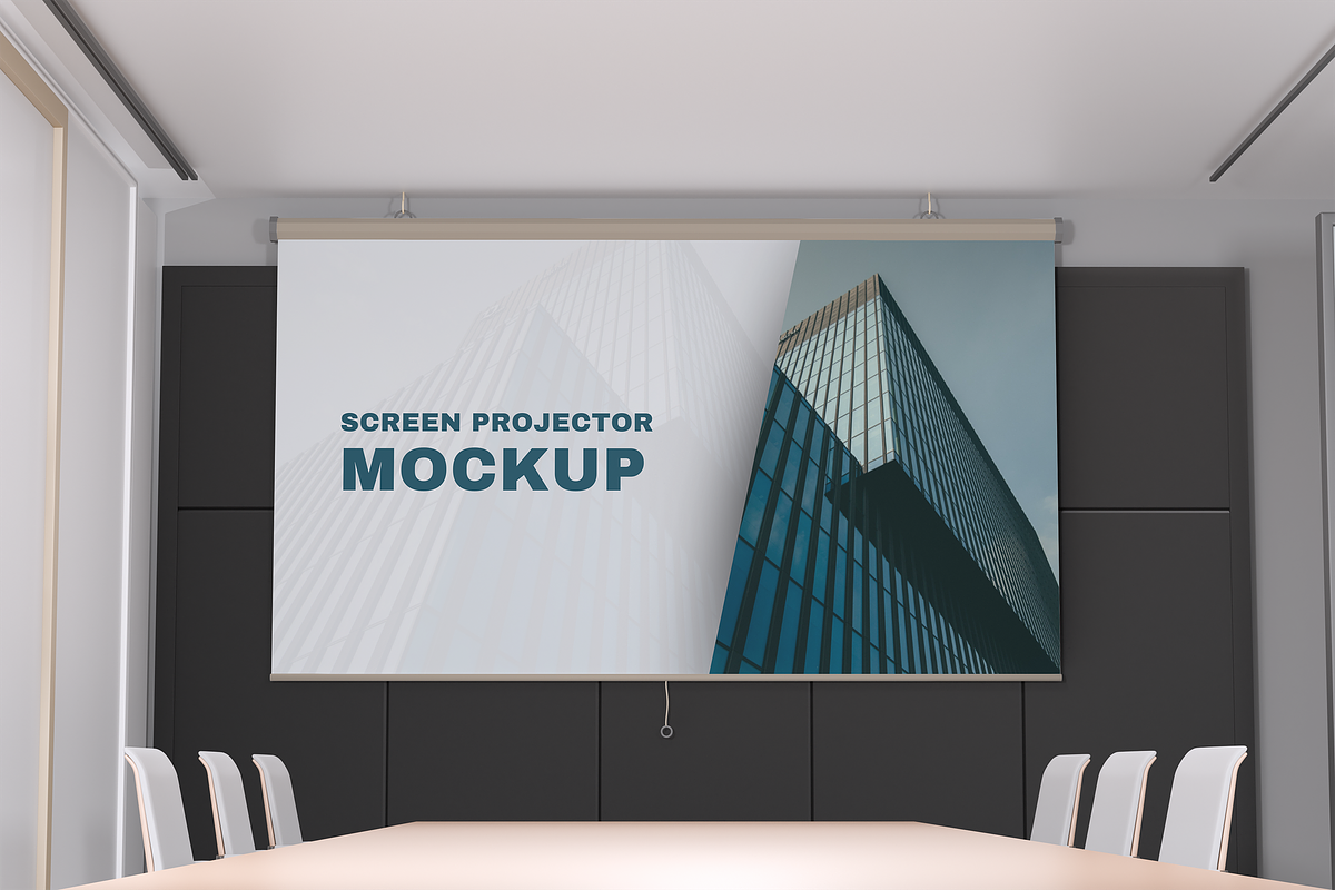Screen Projector Mockup, a Wearable Device Mockup by xavier_studio (Photo 2 of 5)