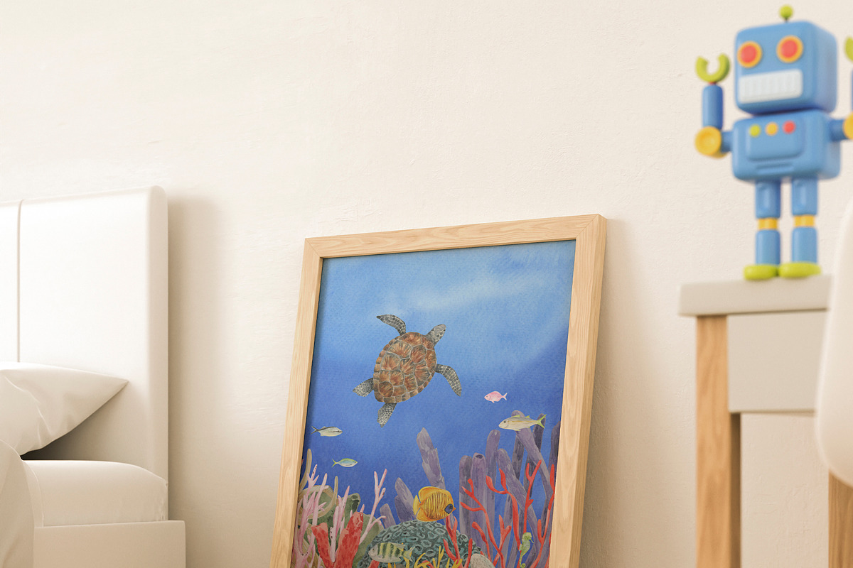 Ocean's Little Creatures, an Animal Illustration by LiChu Art (Photo 8 of 12)
