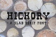 Hickory - Slab, a Serif Font by Woodcrest Design Co. (Thumbnail 1 of 3)