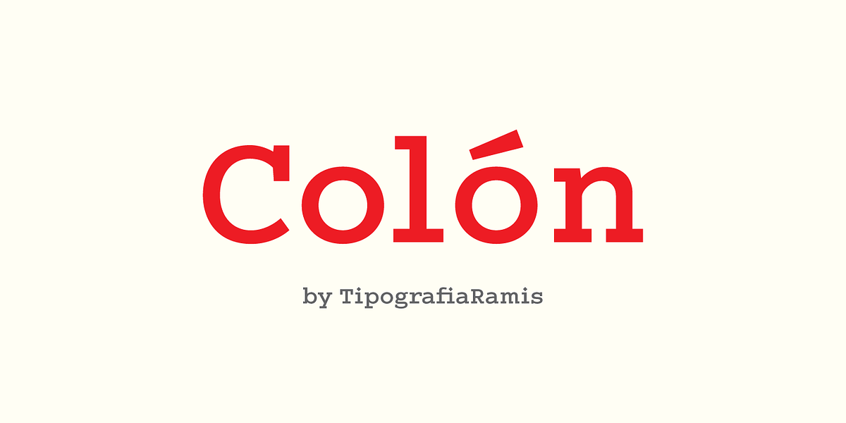 Colón, a Slab Serif Font by TipografiaRamis (Photo 1 of 8)