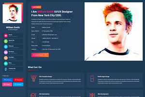 Personal CV/Resume HTML Template