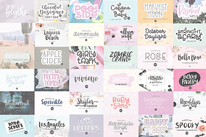 100 FONTS - ULTIMATE Font Bundle