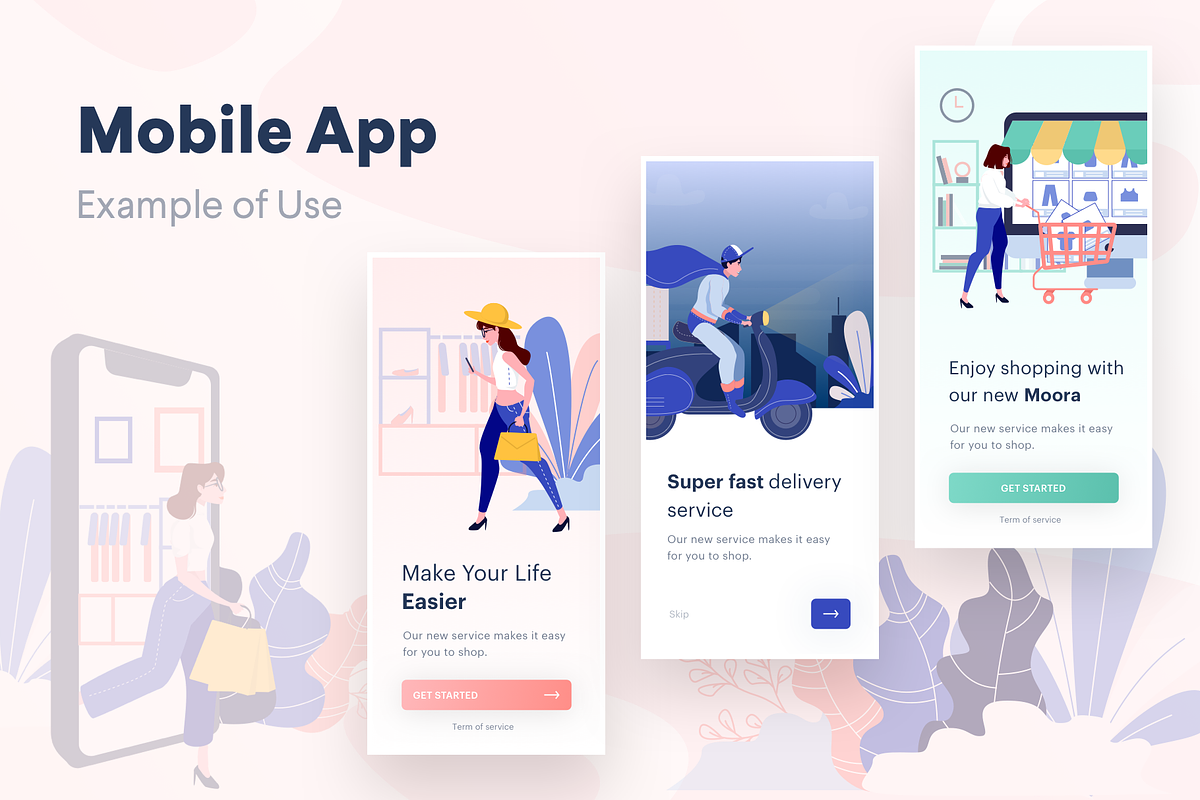 Lunas : E-Commerce Illustration Pack, a Templates & Theme by Designspace (Photo 4 of 5)