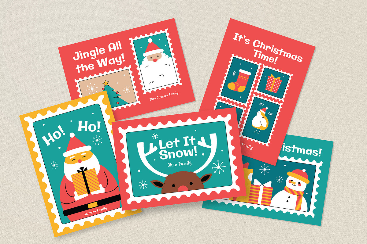 Christmas Greeting Card, a Card Template by Guuver (Photo 1 of 3)