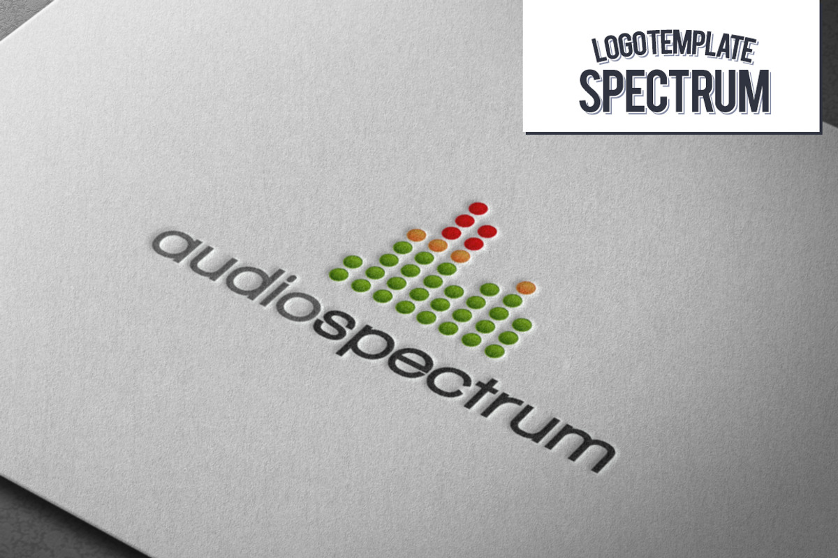 Audio Spectrum Logo, a Branding & Logo Template by Exit3