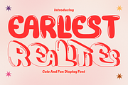 Earliest Realities - Playful Font, a Sans Serif Font by 177Studio (Thumbnail 1 of 8)