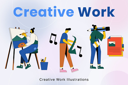 Creative Work Illustration