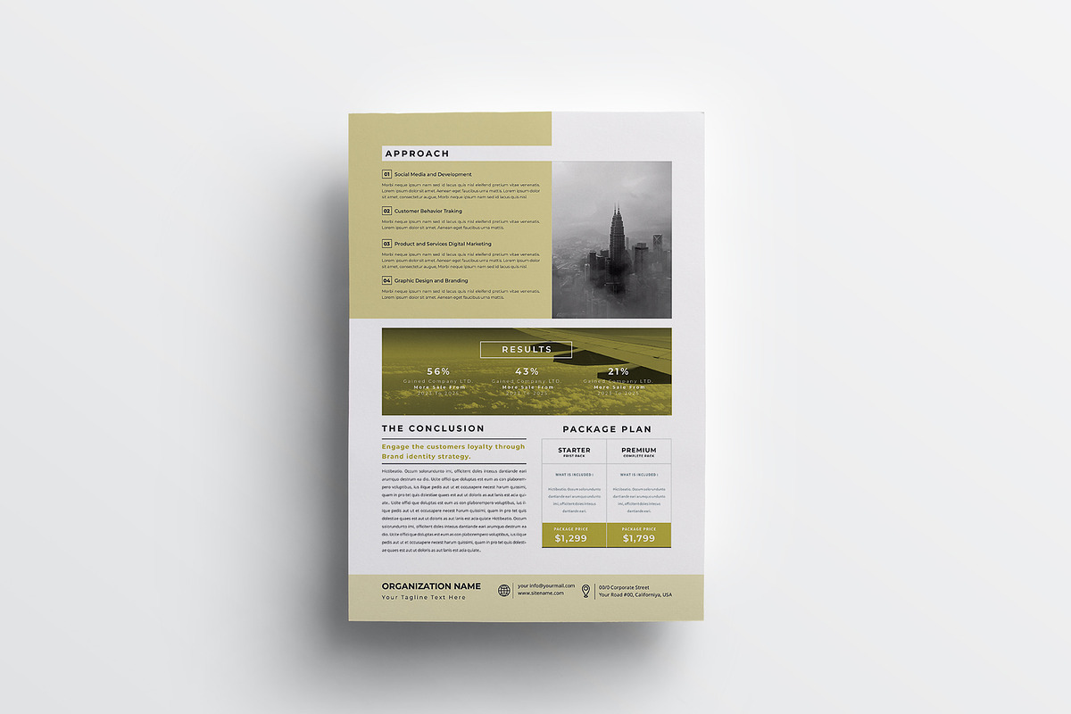 Case Study Template | Word & INDD, a Stationery Template by design_hut (Photo 4 of 5)