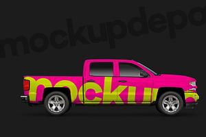 Chevy Silverado PSD Mockup