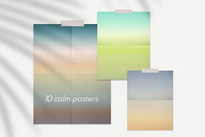 Calm Gradient & Vector Shapes Images