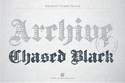 Archive Chased Black, a Blackletter Font by Archive Type Fonts (Thumbnail 1 of 3)