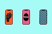 Odd Parade. Easter and humanoid eyes, a Background Graphic by AI Petr Creative Agency (Thumbnail 7 of 7)