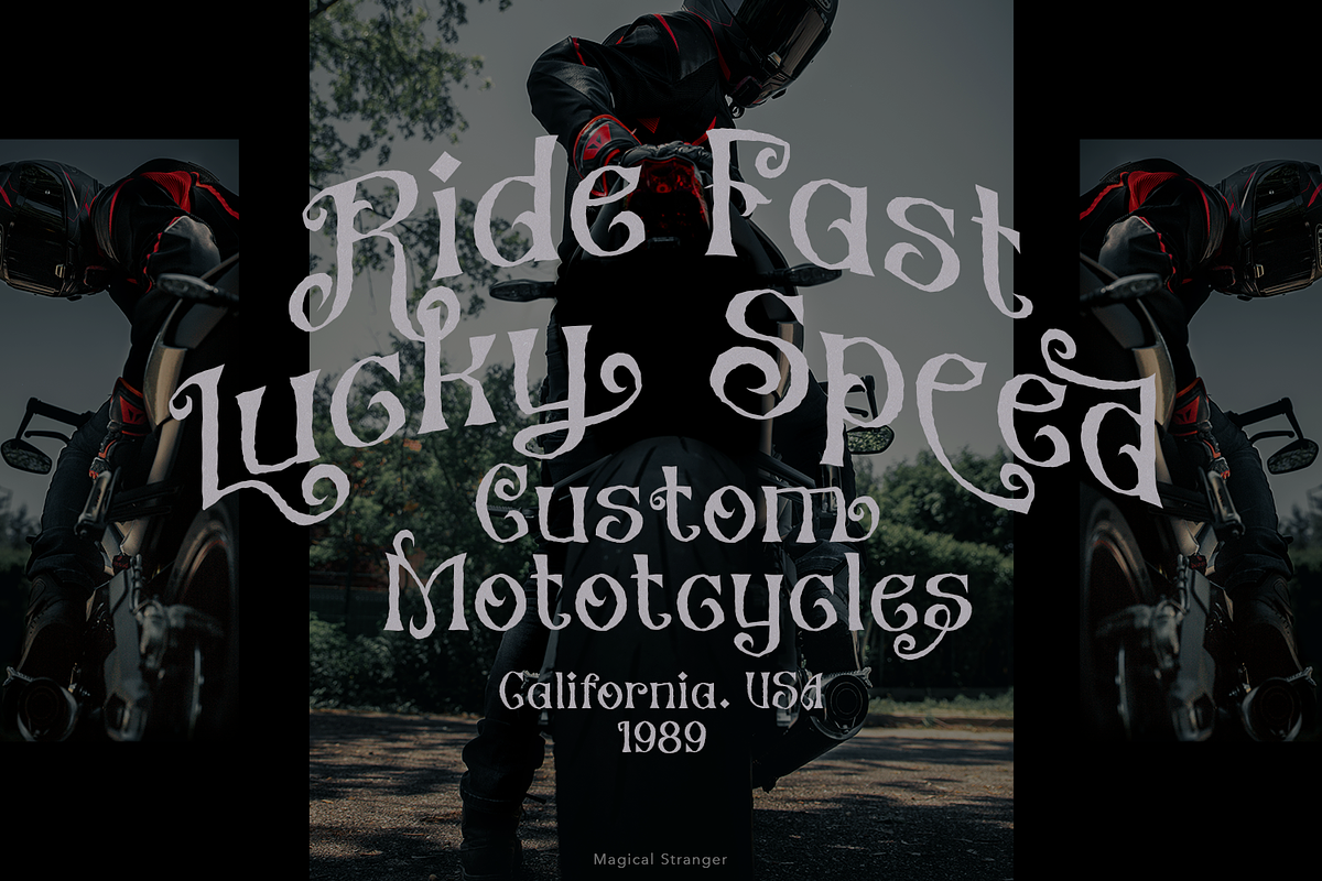 Magical Stranger Font, a Blackletter Font by madeDeduk (Photo 4 of 10)
